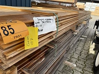 Ca. 60x douglas wisselsponning/halfhoutsrabat, 18x190mm, lengte 400cm - afbeelding 2 van  3