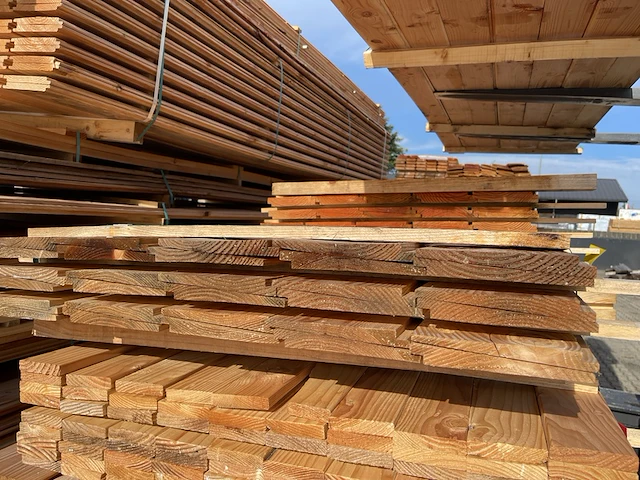 Ca. 60x douglas zweeds rabat, 21x180mm, lengte 30/300cm 30/400cm - afbeelding 3 van  3