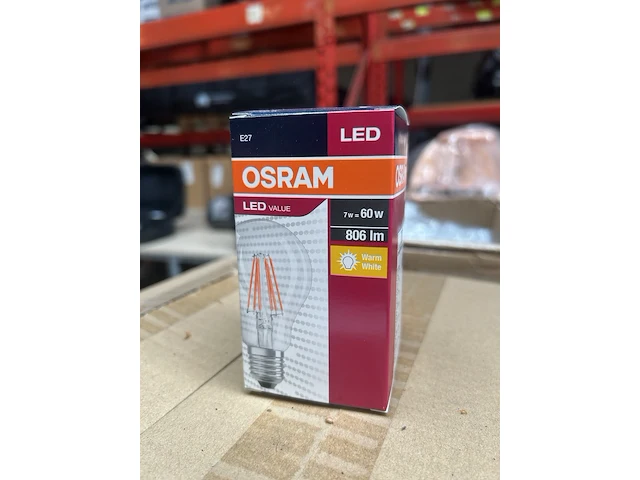 Ca. 60x e27 led lamp warm wit osram - afbeelding 1 van  3