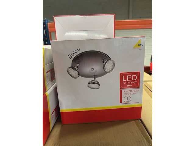 Ca. 60x led plafondlamp 3-lichts trio, bolou - afbeelding 2 van  4