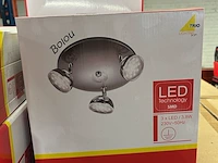 Ca. 60x led plafondlamp 3-lichts trio, bolou - afbeelding 2 van  4