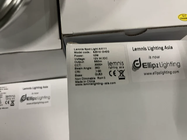 Ca. 60x led spot ar111 10w 3000k gu53 lemnis lighting - afbeelding 4 van  6