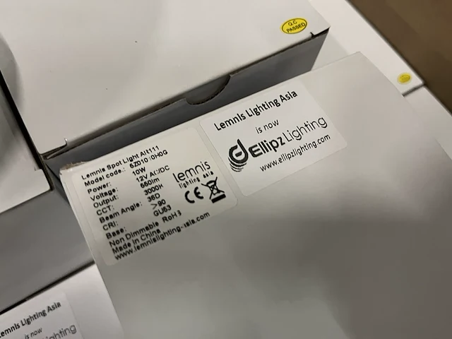 Ca. 60x led spot ar111 10w 3000k gu53 lemnis lighting - afbeelding 4 van  6