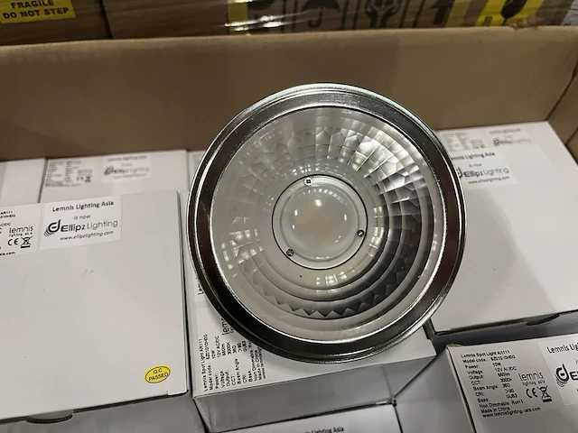 Ca. 60x led spot ar111 10w 3000k gu53 lemnis lighting - afbeelding 3 van  5