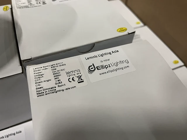 Ca. 60x led spot ar111 10w 3000k gu53 lemnis lighting - afbeelding 4 van  5