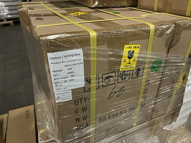 Ca. 60x led spot ar111 10w 3000k gu53 lemnis lighting - afbeelding 5 van  5