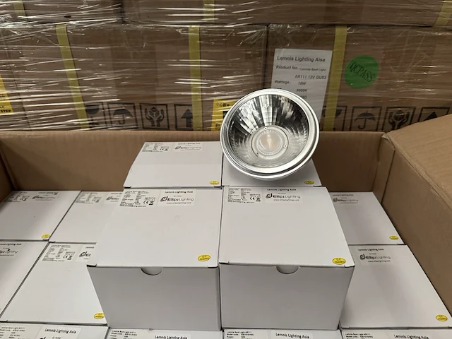 Ca. 60x led spot ar111 10w 3000k gu53, lemnis lighting - afbeelding 1 van  5