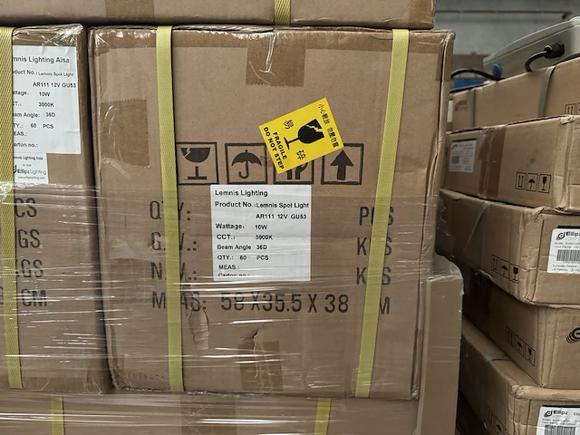 Ca. 60x led spot ar111 10w 3000k gu53, lemnis lighting - afbeelding 5 van  5