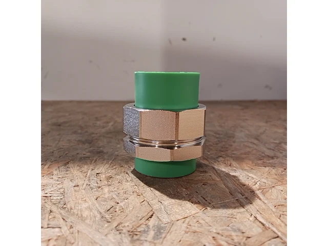 Ca. 60x messing ppr 3 delige koppeling met wartelmoer 32x32mm, ifan, 2025 - afbeelding 1 van  6