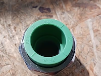 Ca. 60x messing ppr 3 delige koppeling met wartelmoer 32x32mm, ifan, 2025 - afbeelding 4 van  6