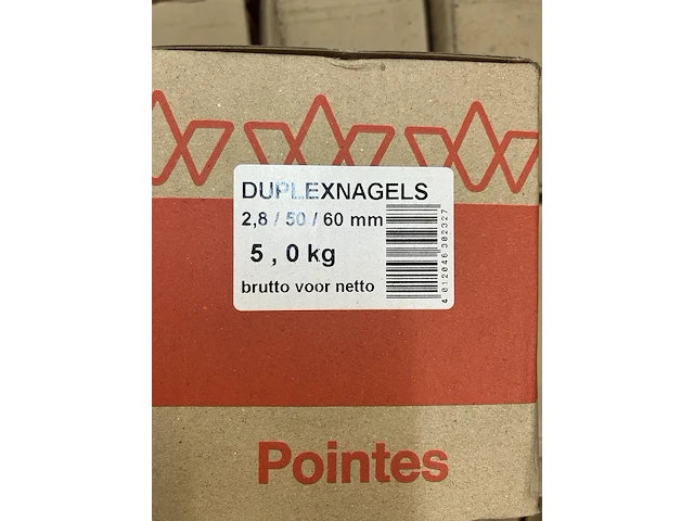 Ca. 60x pakken duplexnagels a 5 kg 28/50/60 - afbeelding 2 van  2