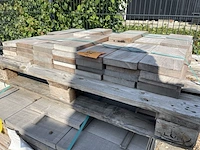 Ca. 60x partij hardhouten planken, 27x150mm, lengte 35cm - afbeelding 2 van  3