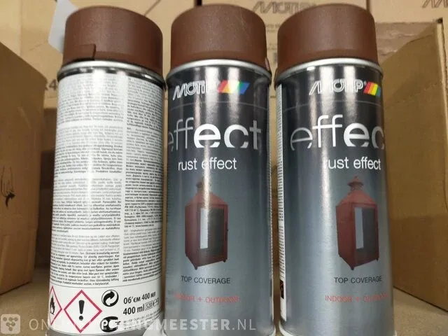 Ca. 60x rust effect motip, roest kleur - afbeelding 2 van  4
