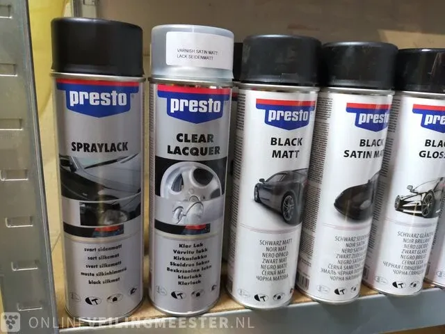 Ca. 60x spuitlak / primers presto - afbeelding 2 van  5