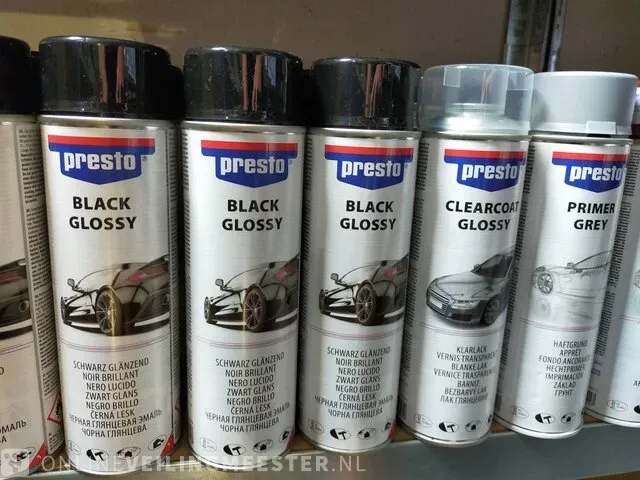 Ca. 60x spuitlak / primers presto - afbeelding 3 van  5