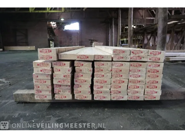Ca. 60x vuren balk - afbeelding 4 van  10