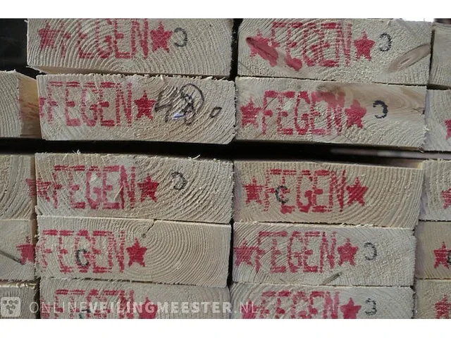 Ca. 60x vuren balk - afbeelding 6 van  10