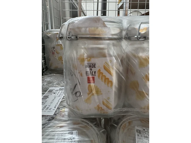 Ca 60x weckpot, 1 liter rocco bormioli, fido - afbeelding 4 van  6