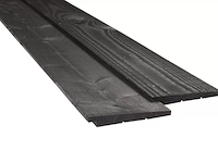 Ca. 60x zweeds rabat zwart gedompeld, lengte: 400cm - afbeelding 2 van  4