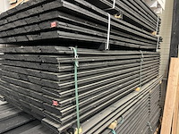 Ca. 60x zweeds rabat zwart gedompeld, lengte: 500cm - afbeelding 4 van  4