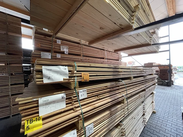 Ca. 62x douglas design/triple/deens profiel, 22x142mm, lengte 400cm - afbeelding 4 van  4