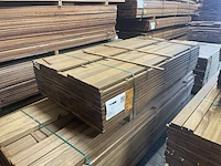 Ca. 62x guyana ipé planken geschaafd, 21x90mm, lengte 185cm - afbeelding 4 van  4
