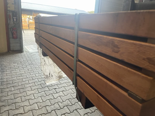 Ca. 64x angelim pedra regels , 45x68mm, lengte 125cm - afbeelding 2 van  3