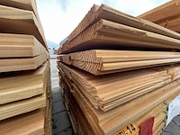 Ca. 64x douglas wisselsponning/halfhoutsrabat, 18x190mm, lengte 18/450cm 46/500cm - afbeelding 3 van  3