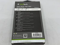 Ca. 64x laadsnoer iphone soultech, dk029g, army metal - afbeelding 2 van  4
