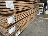 Ca. 64x mandioqueira vlonderplanken, 21x120mm, lengte 400cm - afbeelding 4 van  4