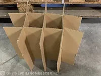 Ca. 650x flessendoos interieur voor 12 flessen bruin - afbeelding 2 van  5