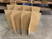 Ca. 650x flessendoos interieur voor 12 flessen bruin - afbeelding 4 van  5