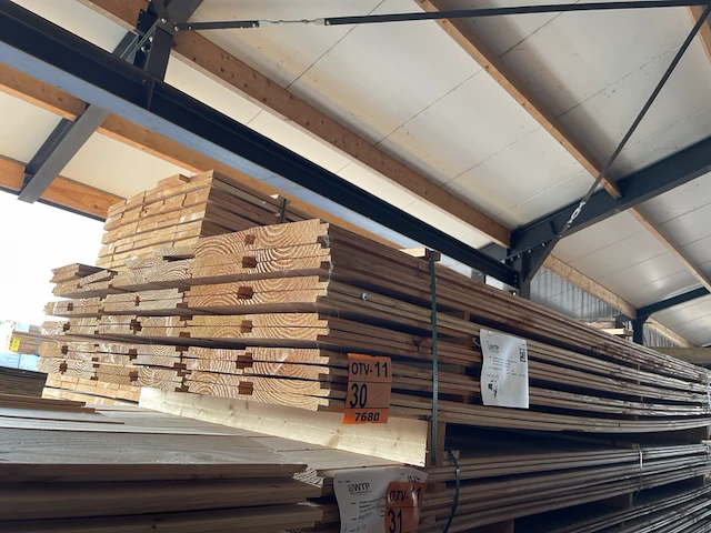 Ca. 66x douglas wisselsponning/halfhoutsrabat, 18x190mm, lengte 300cm - afbeelding 4 van  4