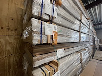 Ca. 66x guyana teak dekdelen gevingerlast, 21x90mm, lengte 400cm - afbeelding 4 van  4