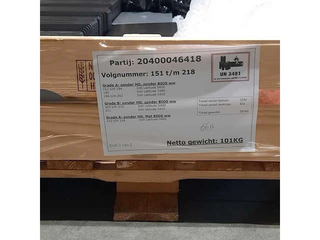 Ca. 66x laptop, dell, o.a. latitude 5400 - afbeelding 3 van  11