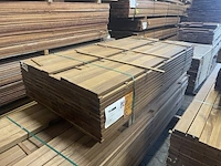 Ca. 68x guyana ipé planken geschaafd, 21x90mm, lengte 185cm - afbeelding 4 van  4