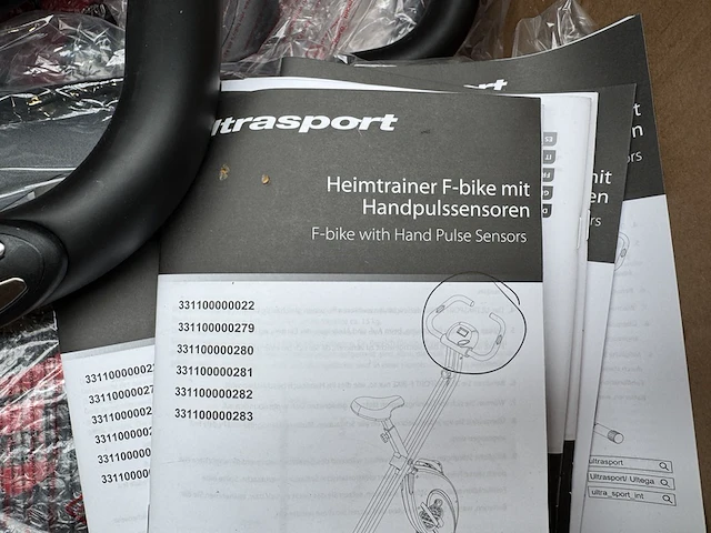 Ca. 68x onderdeel hometrainer, ultrasport - afbeelding 4 van  4