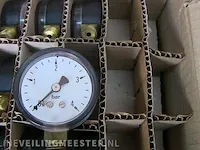 Ca. 691x manometers abs, ø50 mm, messing aansluiting f + r, abs, zwart - afbeelding 2 van  12
