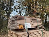 Ca. 69x guyana teak beschoeiingsplanken, 20x150mm, lengte 100cm - afbeelding 4 van  4