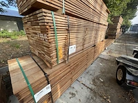 Ca. 69x guyana teak beschoeiingsplanken, 20x150mm, lengte 350cm - afbeelding 4 van  4