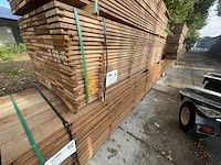 Ca. 69x guyana teak beschoeiingsplanken, 20x150mm, lengte 350cm - afbeelding 4 van  4