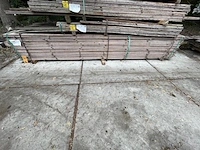 Ca. 69x guyana teak beschoeiingsplanken, 20x150mm, lengte 450cm - afbeelding 4 van  4