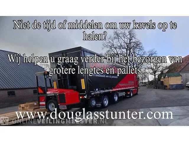 Ca. 7 douglas veer en groef planken , 18x135mm, lengte 400cm - afbeelding 4 van  4