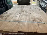 Ca. 70x douglas planken vierzijdig geschaafd , 16x192mm, lengte 180cm - afbeelding 1 van  3
