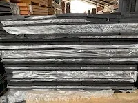 Ca. 70x douglas schuttingplanken zwart gecoat , 16x192mm, lengte 180cm - afbeelding 3 van  3