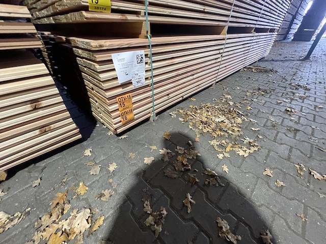 Ca. 70x douglas zweeds rabat, 21x190mm, lengte 500cm - afbeelding 4 van  5