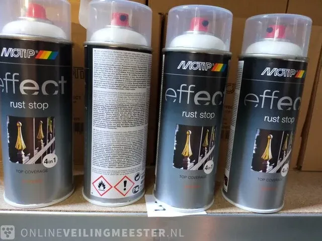Ca. 70x effect rust stop 4 in 1 motip, ral 9010 - afbeelding 2 van  4