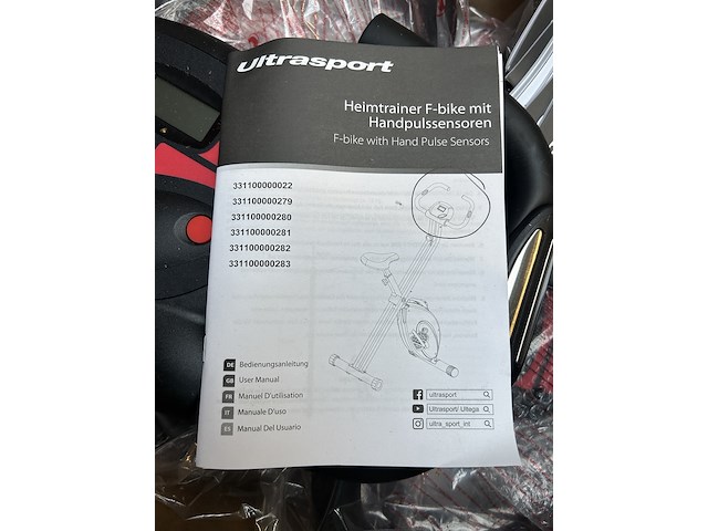 Ca. 70x fitness hometrainer accessoires ultrasport - afbeelding 4 van  6