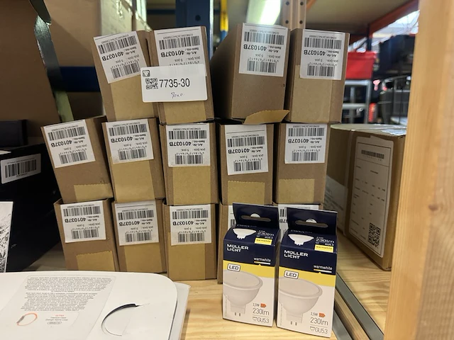 Ca. 70x gu5.3 led lamp warm wit, müller licht - afbeelding 1 van  3