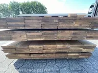 Ca. 70x guyan ipé hardhouten planken, 18x140mm, lengte 500cm - afbeelding 3 van  3